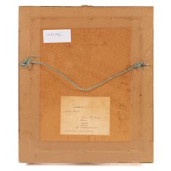 Robert Malcolm Lloyd (British 1859-1907): Harbour at Low Tide, watercolour signed and indistinctly titled, 16cm x 13cm 