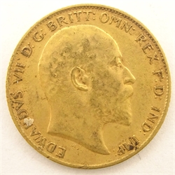  King Edward VII 1910 gold half sovereign  