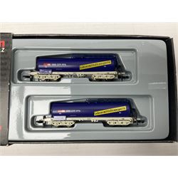Marklin 'Z' gauge - five Mini-Club goods wagon sets Nos.82203, 82285, 82420, 82422 & 86221; all boxed (5)