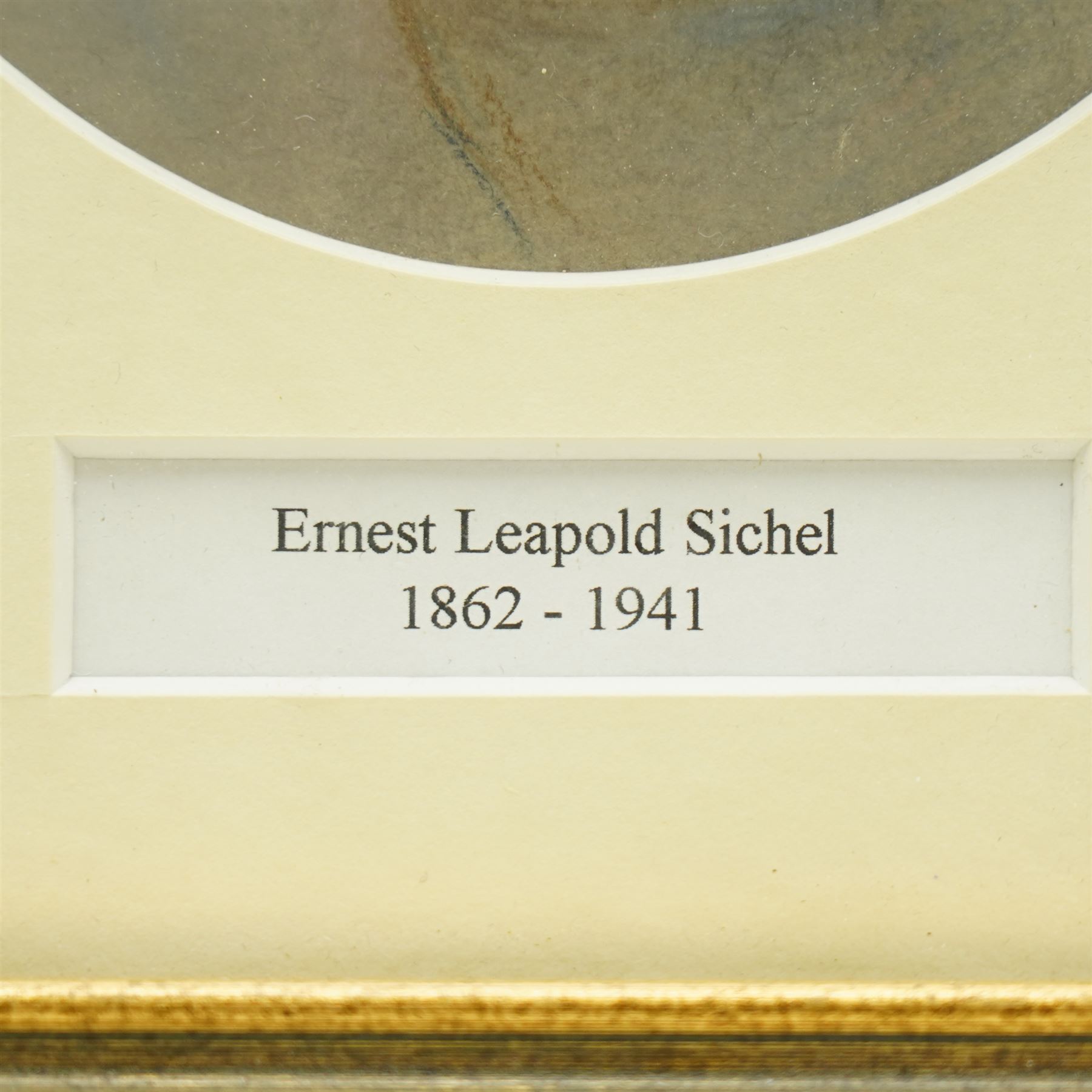 Ernest Leopold Sichel (British 1862-1941): Portrait of a Girl and Seated Nude, pastel and pencil sketch, the latter signed in pencil, the former attributed on mount max 18cm x 13cm (2)