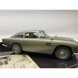 James Bond 007 limited edition Scalextric Goldfinger box set of Aston Martin DB5 slot car from The Classic Collection, no. 3502/6500, with certificate card