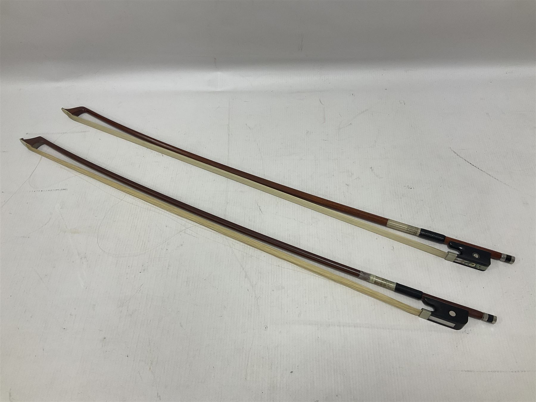 Gear 4 Music full size cello with a maple back and ribs and spruce top, ebony fittings and fingerboard, with two bows in hard case Length 123cm