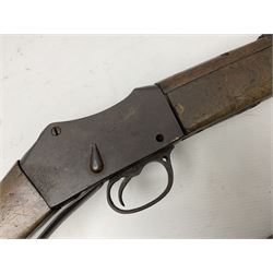 RFD ONLY AS NOT NITRO OR BLACK POWDER PROOFED - two late 19th century Martini Henry .303 carbines in poor condition for spares or repair, no visible numbers (2)