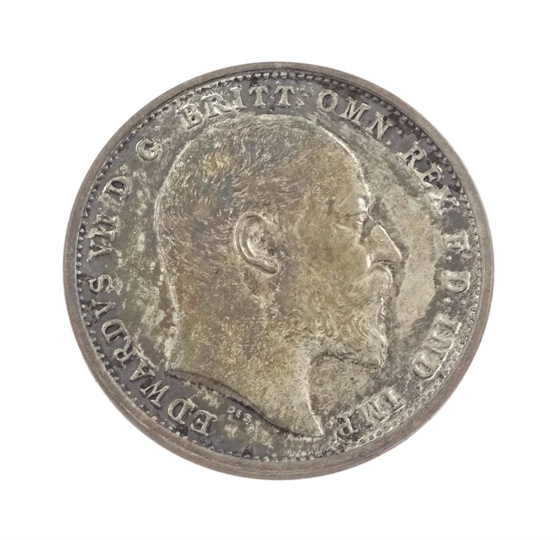 King Edward VII 1902 matt proof short coin set, comprising gold half sovereign and sovereign, silver maundy money set, sixpence, shilling, florin, halfcrown and crown, housed in the official dated case of issue