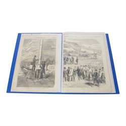 London Illustrated News, collection of articles and images relating to the Crimean War 1854-56 contained  a folder with other fifty items 
