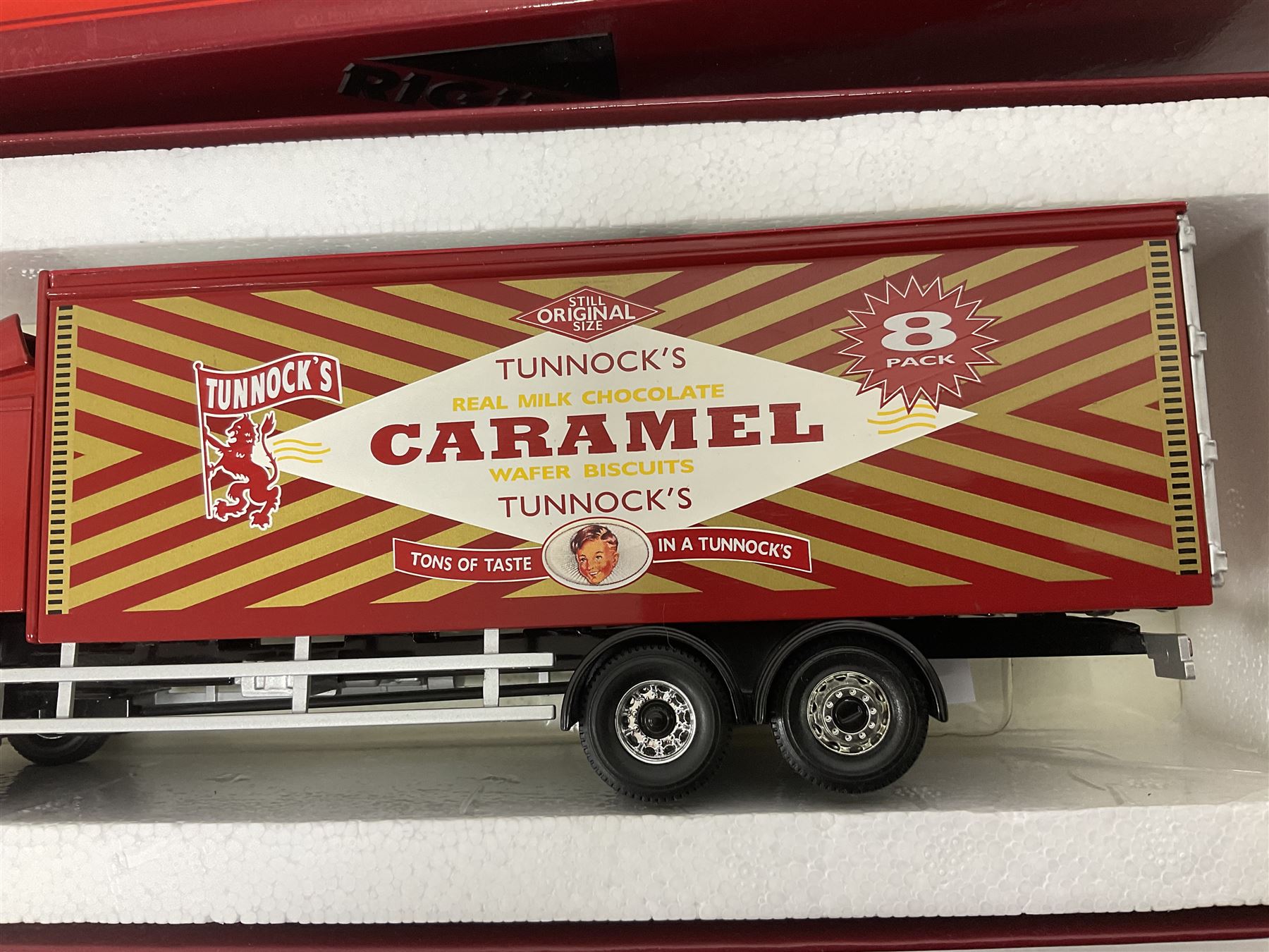 Corgi - four ‘Rigids’ limited edition 1:50 scale die-cast vehicles comprising CC14202 - Scania P Box Lorry Tunnock’s no.1035/1710; CC13515 - Volvo FM Fridge Lorry The Real McKay Ltd; CC13903 - Foden Alpha Curtainside Lorry Stan Robinson Ltd; CC11913 - ERF EC Aggregate Tipper Brian Harris Transport; all boxed (4)