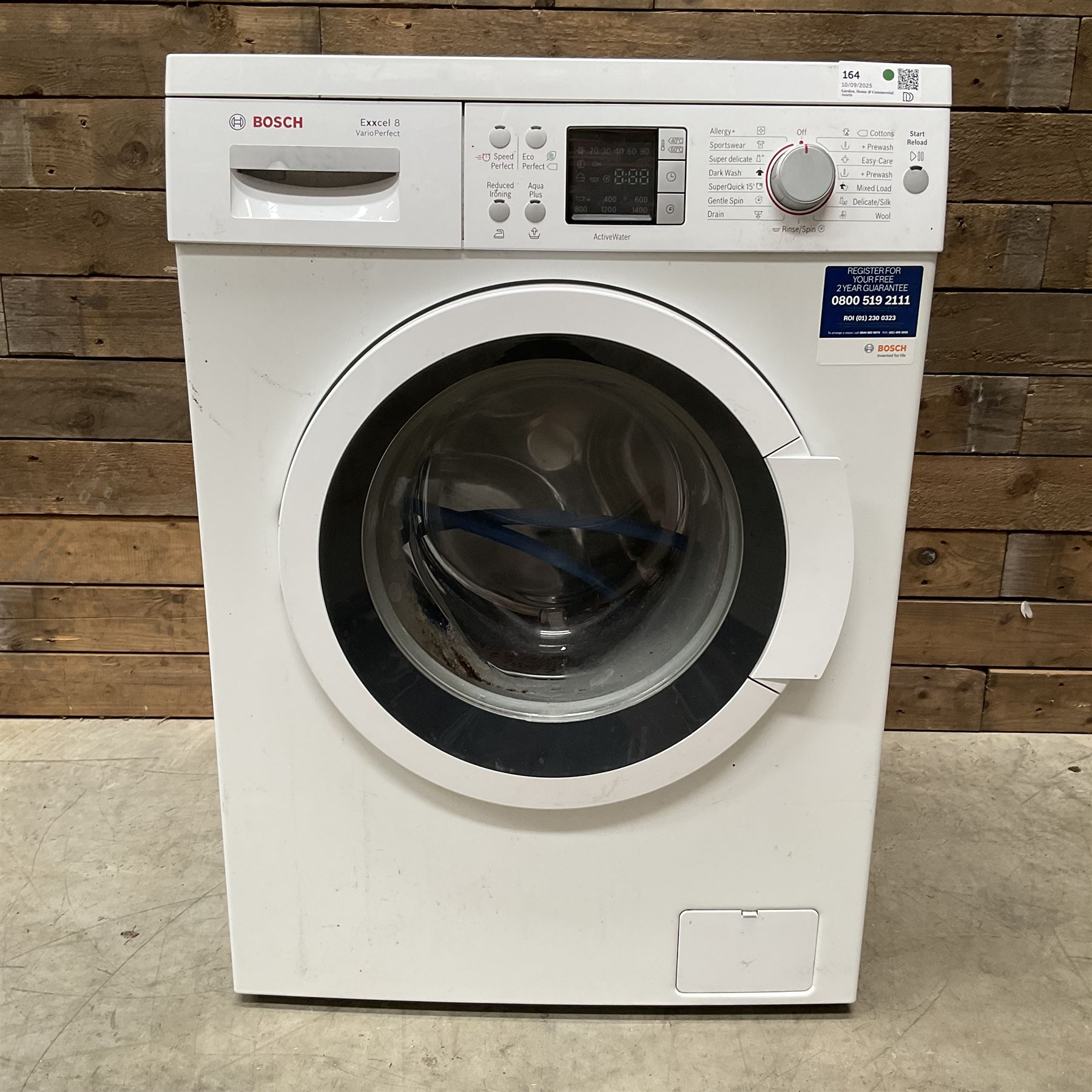 Bosch Exxcel 8 VarioPerfect washing machine 