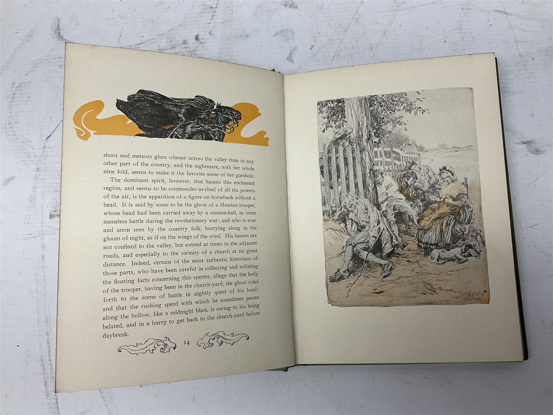 'The Little Flowers of Saint Francis of Assisi', translated by trans Sir Thomas Walker Arnold, Irving, Washington ; 'The Legend of Sleepy Hollow', illustrated my Keller, Arthur, Swift, Jonathan: 'Gulliver's Travels', illustrated by Charles Brock, 'Swiss Family Robinson' translated by Mrs H.B Paull and other books