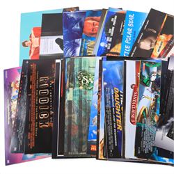 Collection of mostly 2000s and later small film posters, including The Bourne Supremacy, Looney Tunes Back in Action, Addams Family Values, Alfie, Along Came a Spider, Hannibal, Johnny English Reborn, Lara Croft Tomb Raider, Legends of the Fall, Matilda, Miami Vice, etc (approx 100)