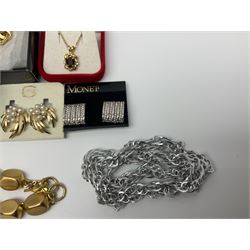Assorted costume jewellery to include items by Monet, Dior, Trifari, Grossé, and Anne Klein, with other costume jewellery 