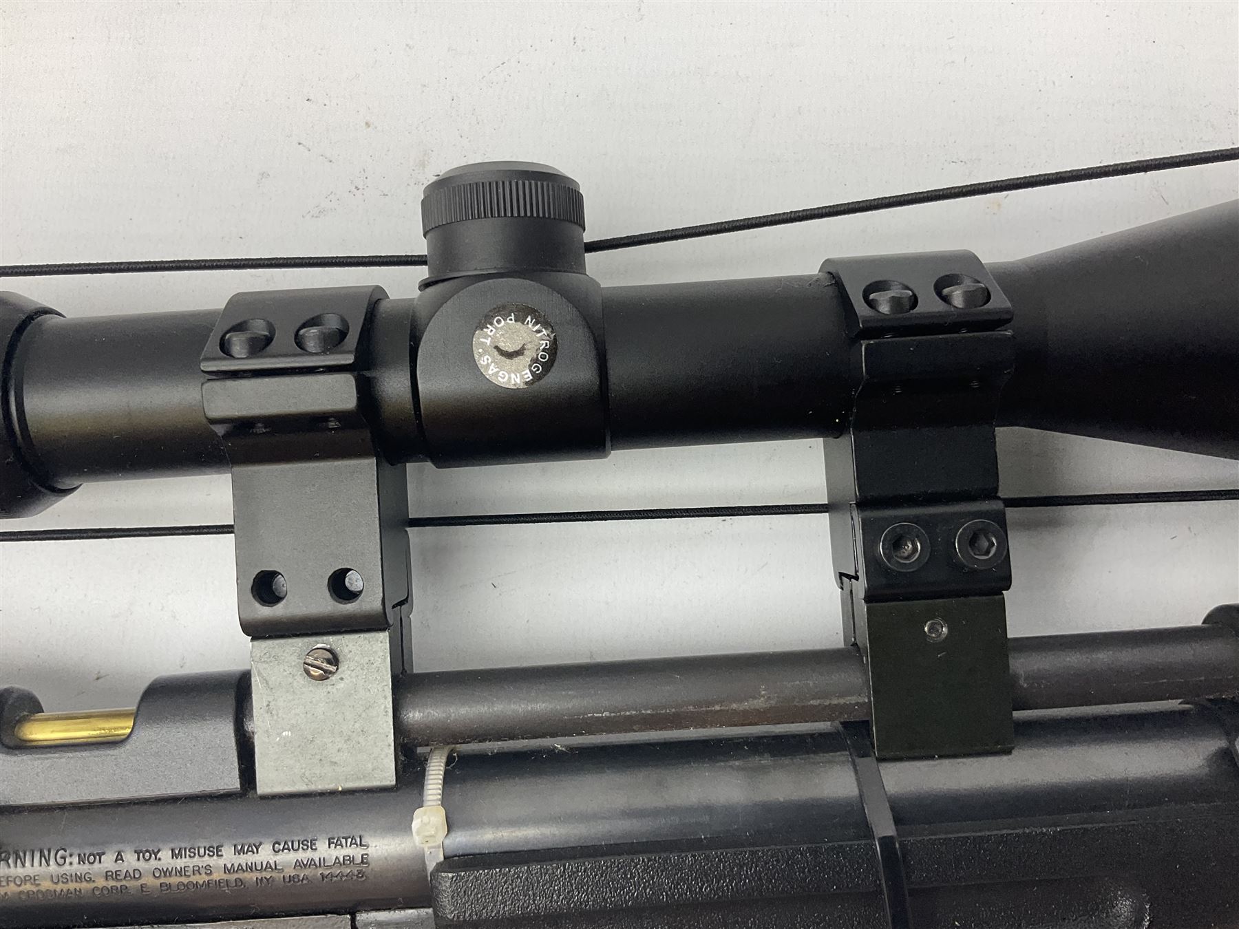 Crosman Air Guns Model 2250B .22 CO2 air rifle, with sound moderator