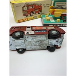 Dinky - Merryweather Marquis Fire Tender No.285, boxed; and Britains Multi-Level Elevator No.9564, boxed with pull-out display tray (2)