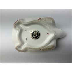 Royal Crown Derby tropical fish paperweight in the form of a Guppy, with a silver stopper, and Royal Crown Derby tortoise paperweight with gold stopper