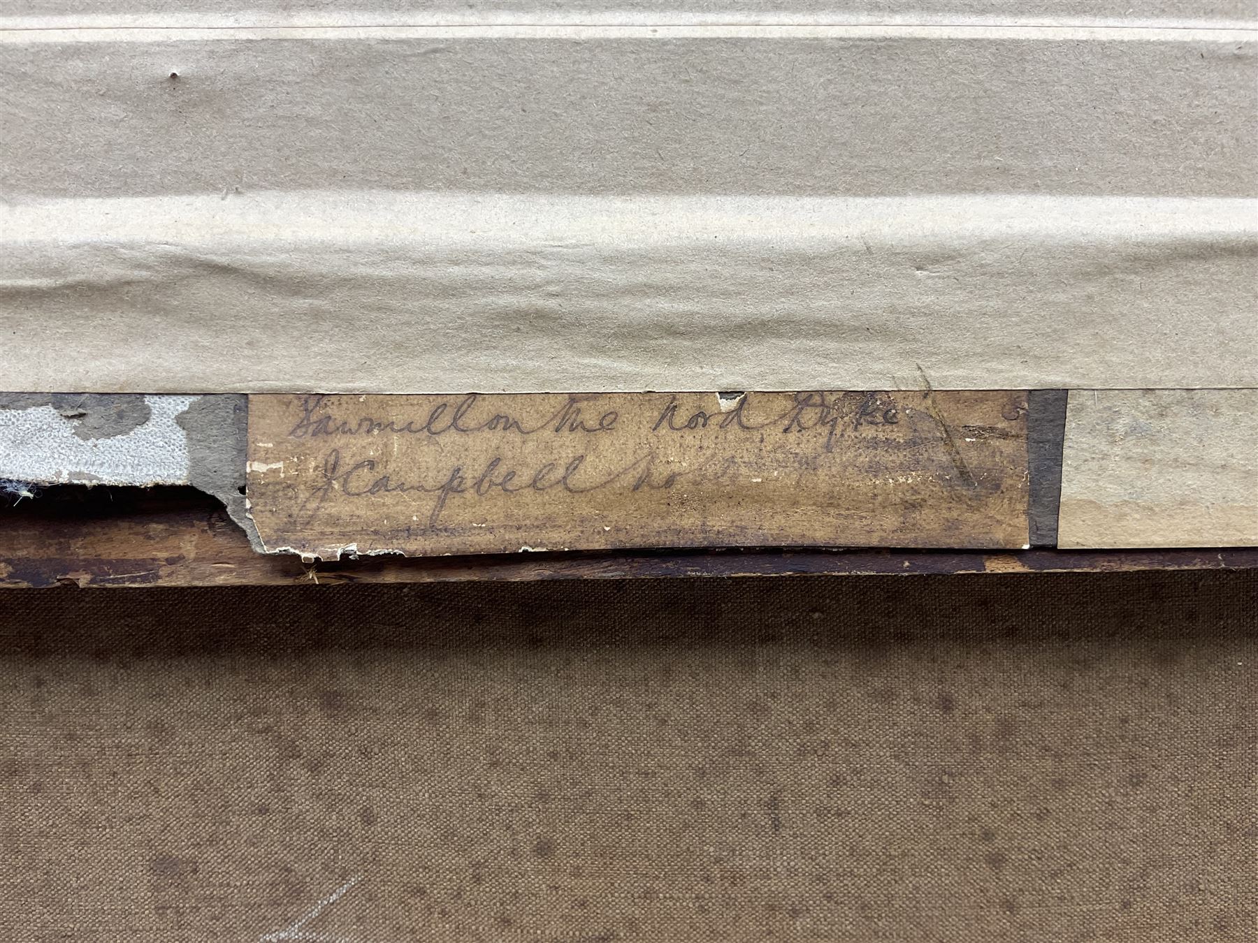 James Campbell Noble RSA (Scottish 1846-1913): 'Sawmill on the Nord Dyke', oil on canvas signed, original title label verso 50cm x 60cm