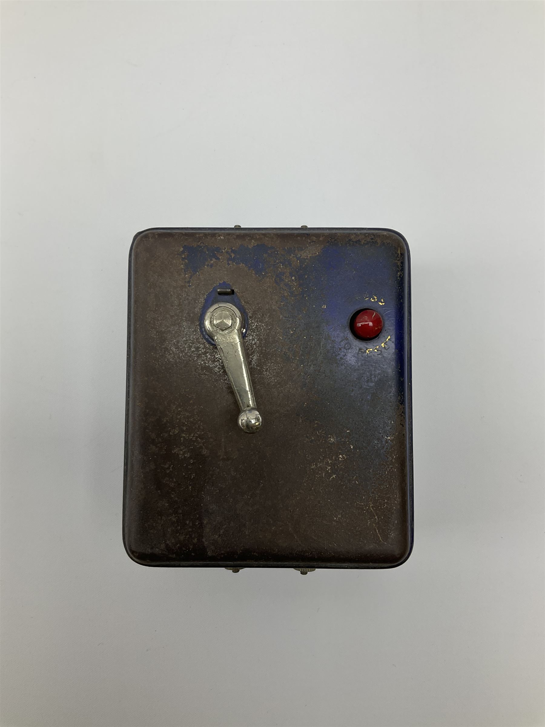 Hornby Dublo - three-rail EDG7 Tank Goods Train set with LMS black 0-6-2 Tank locomotive No.6917, two wagons (lacking brake van), quantity of straight and curved track and controller, in earlier long box.