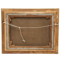 George Grosvenor Thomas RSW (Scottish 1856-1923): 'Houghton Mill - River Ouse Cambridgeshire', oil on canvas unsigned 34cm x 45cm