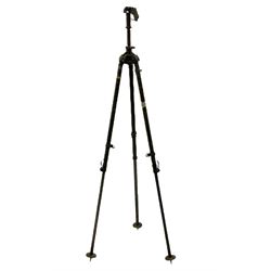 German machine gun stand of adjustable tripod form, marked 'NHW 7/63 12 -135 - 6089'
