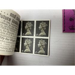 GPO pre -decimal stamp booklets and other stamp booklets, some being complete