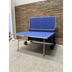 Cornilleau 100S crossover table tennis table, folding with cover