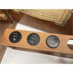 Three W. Watson & Sons microscopes, comprising Barnet binocular no 125253, Kima no 123196 and Service no 44858, all boxed 