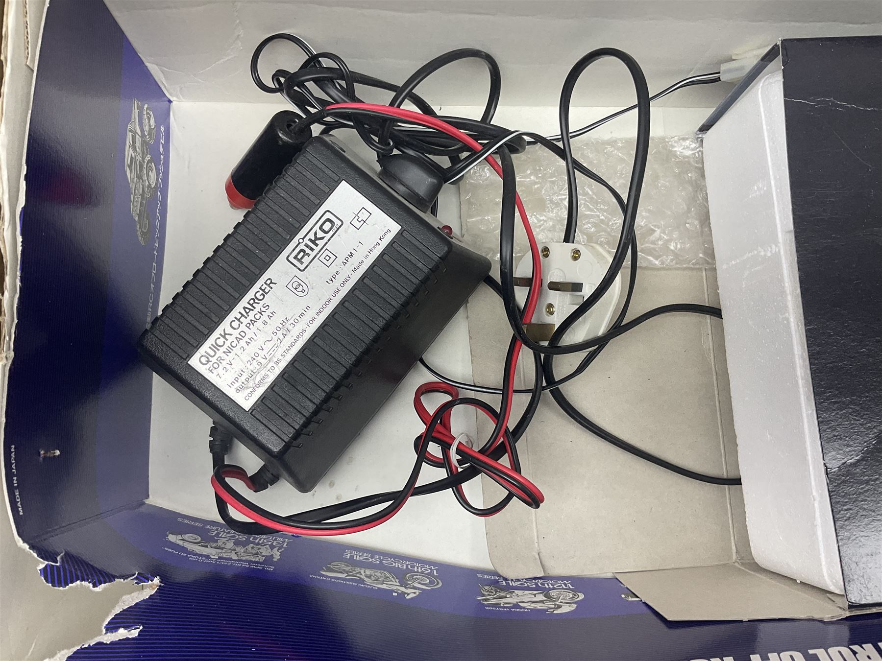 Tamiya ' Bush Devil ' radio controlled truck, with original box, with radio gear and acoms transmitter, and a few accessories, untested