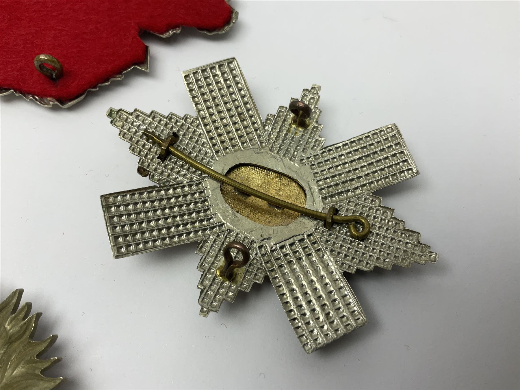 Three glengarry/cap badges - Royal Scots, Kings Own Borderers and Royal Scots Fusiliers (3)