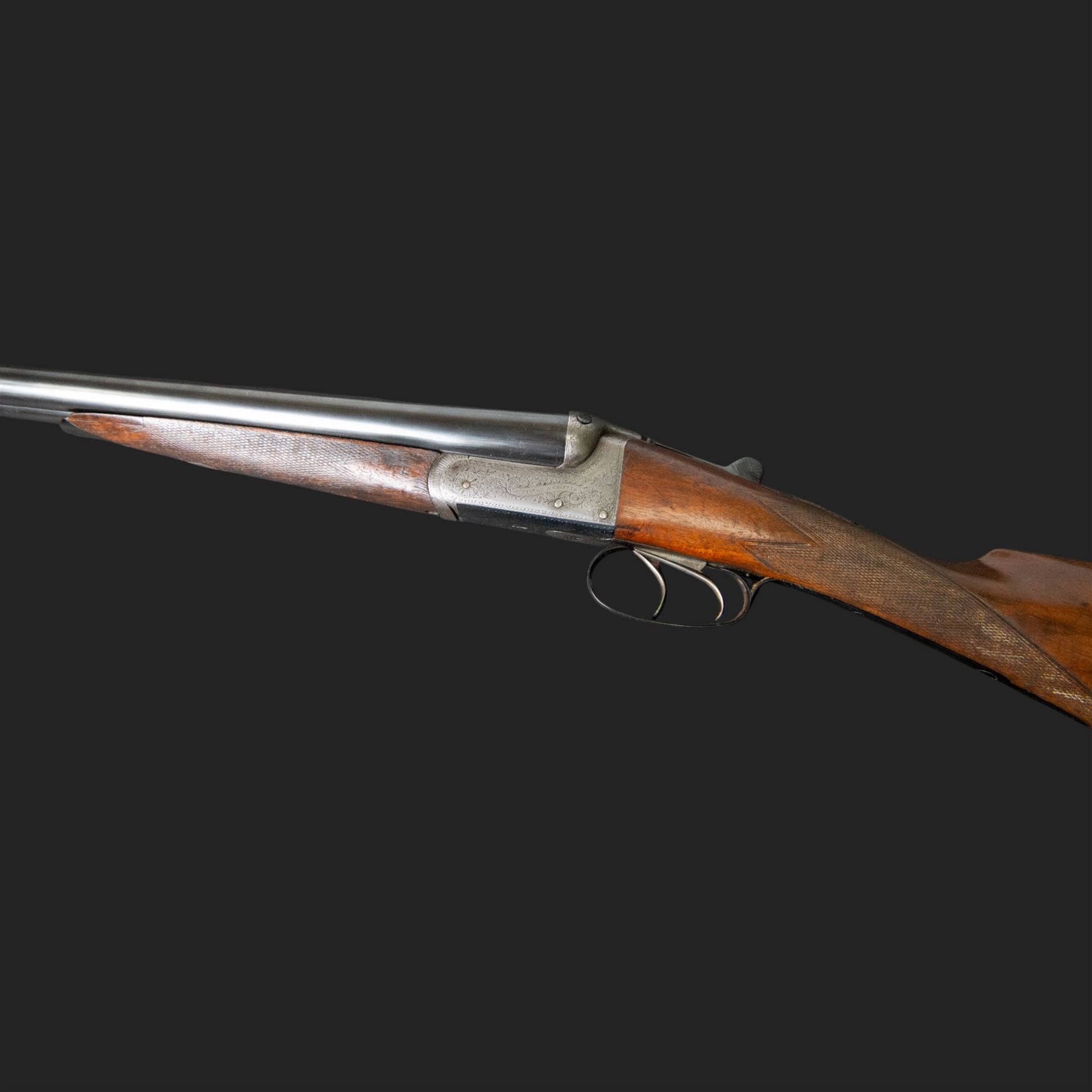 Atkinson & Griffin, 16 bore, double trigger, boxlock side by side shotgun, 71cm (28