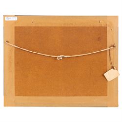 Dave Smart (British 20th Century): 'Sunset Harbour' and 'November Harbour', two watercolours signed and titled max 27cm x 36cm (2)