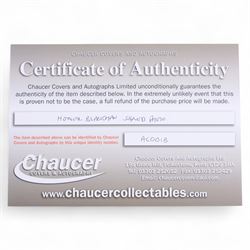 Eight James Bond signed 10 x 8