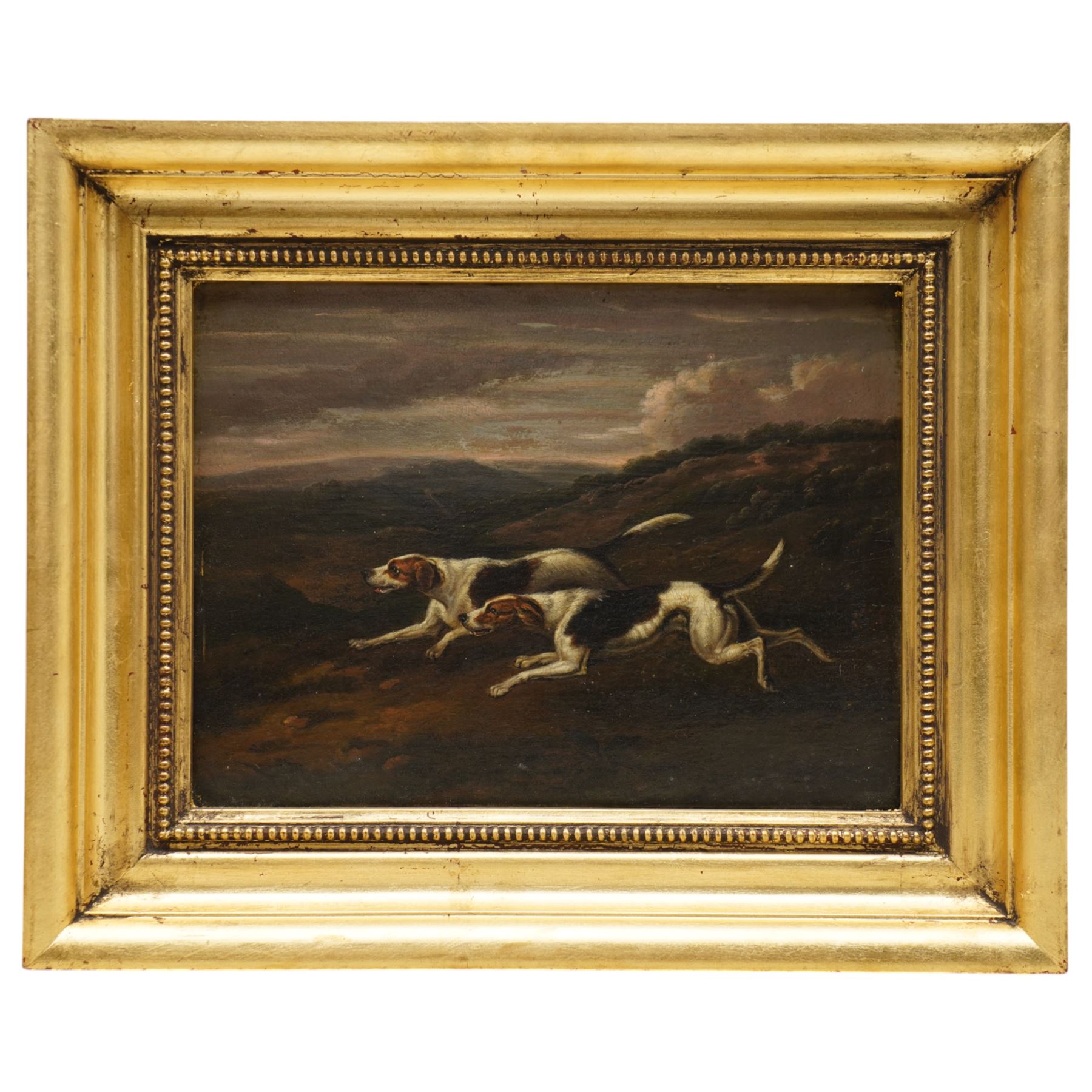 Samuel Raven (British 1775-1847): Foxhounds in Full Cry, oil on panel unsigned 17cm x 23cm
Provenance: with McTague's of Harrogate