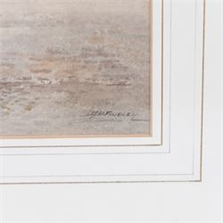 Albert Henry Findlay (British 1880-1975): 'Bootham Bar - York', watercolour signed and titled, 37cm x 27cm; together with a circular oil depicting Wollaton Hall, D21cm (2)