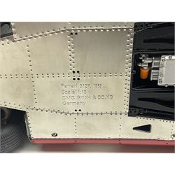 CMC 1:18 Scale Model of a Ferrari 312P Spyder 'Sebring Rennversion, 1969, Start-Nr. 25, Mario Andretti / Chris Amon'; manufactured by CMC Exclusive Modelle; No. M-095. Serie Nr. 1365 with certificate. Fully constructed and out of box with original box, accessories, packaging and paperwork.