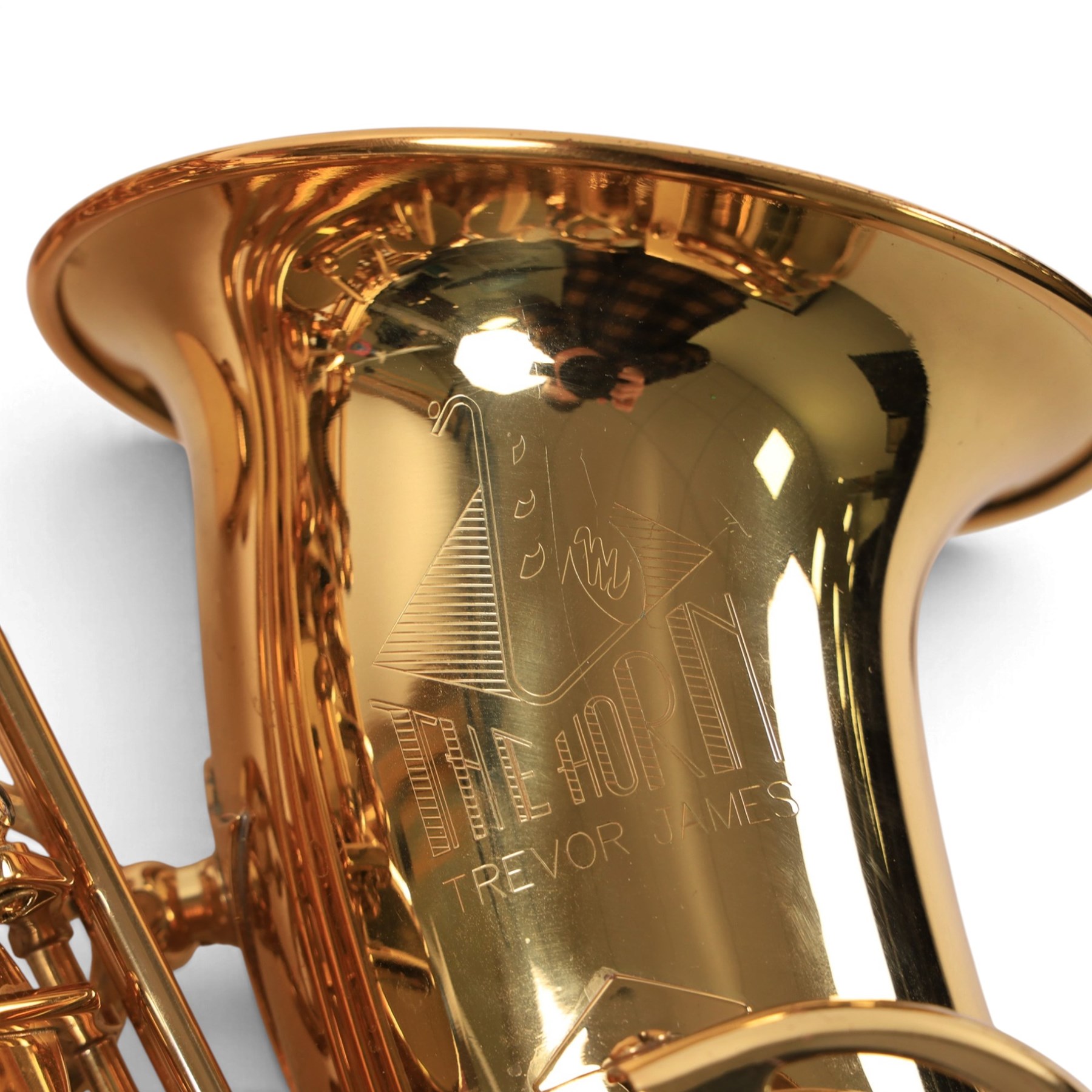 Trevor James Classic II 'The Horn' saxophone, in fitted carry case with folding metal stand, serial no. D13563