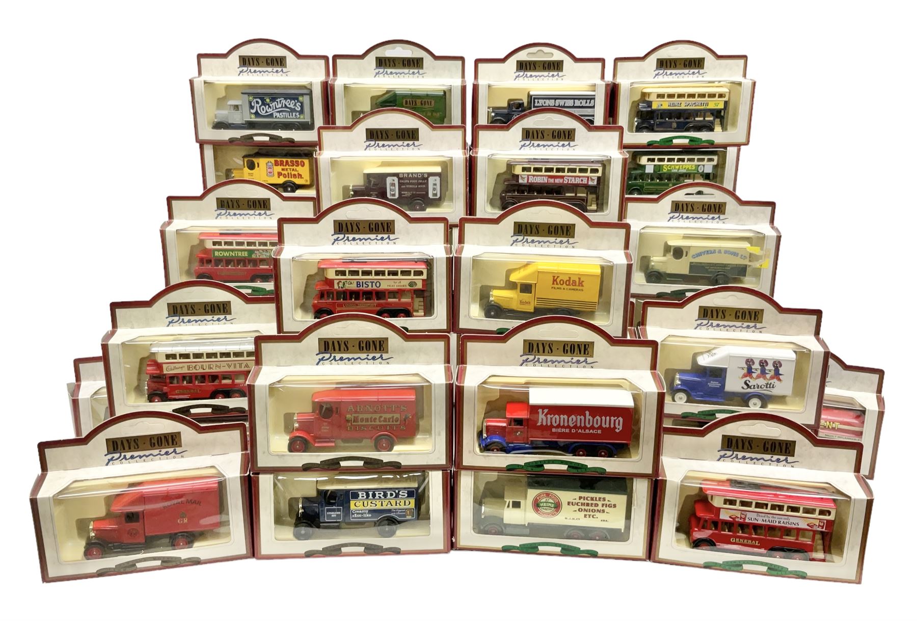 Fifty-two Days Gone Premier Collection die-cast models, all boxed (52)