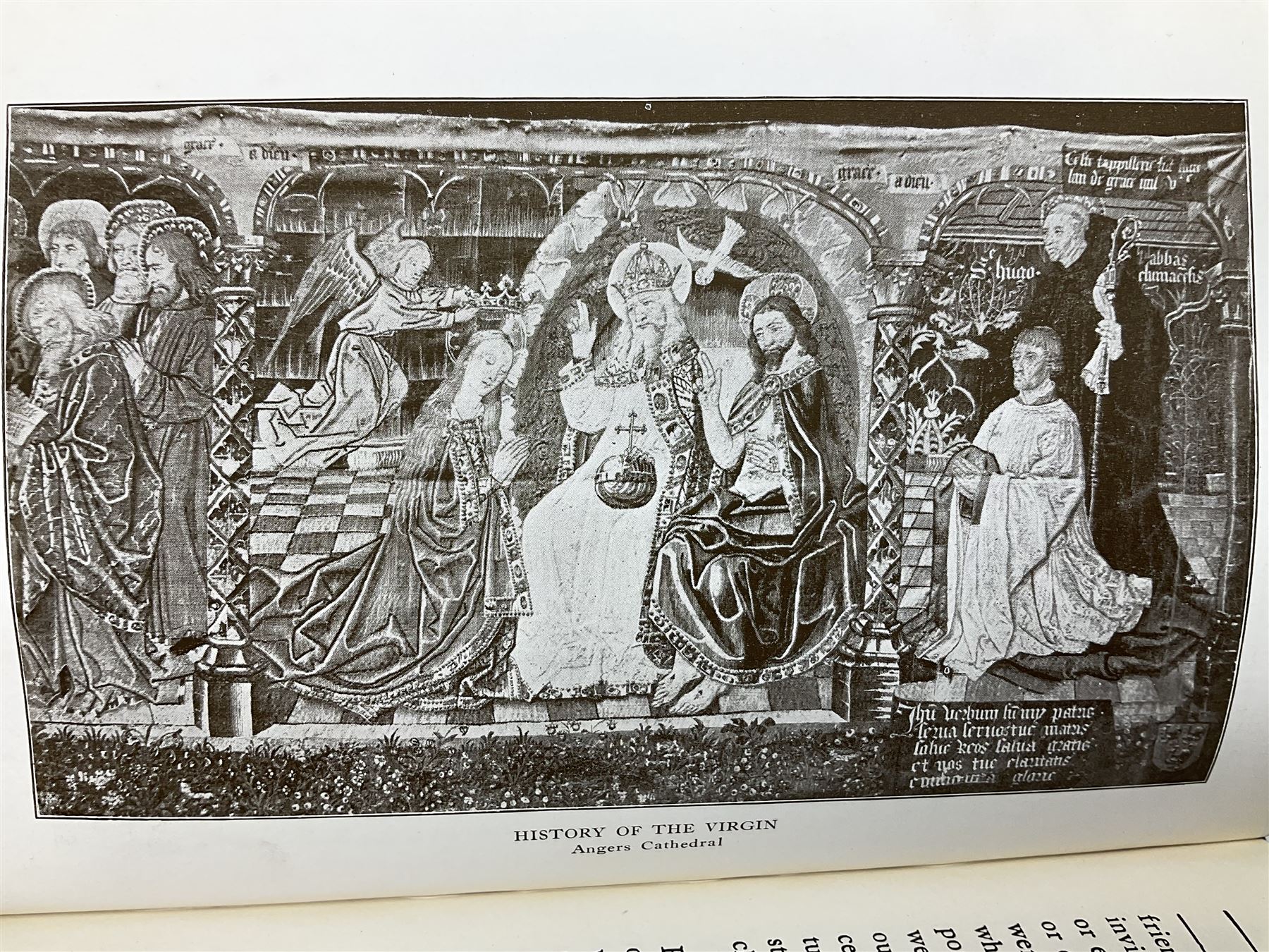 Collection  of 'the Flowers of Sheakspeare' bound in a book, approximately twenty nine studies in watercolour, each work detailing the act the flower is mentioned, together with the tapestry book by Candee. 