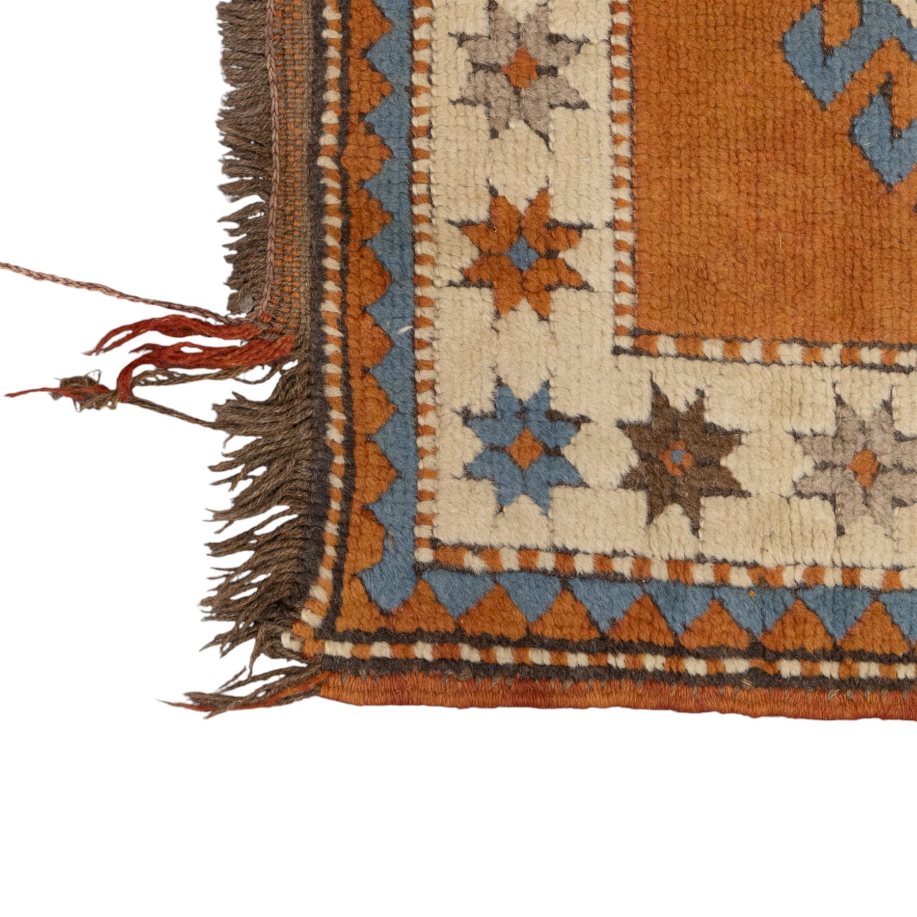 Four Persian rugs, Turkish Anatolian rug, 194x131cm, Turkish Anatolian prayer rug  136x78cm, Persian Gabbeh prayer rug 88x67cm, Caucasian Kazak rug 152x100cm (4)