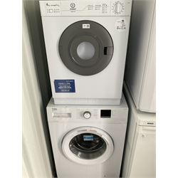 Indesit 4kg vented tumble dryer and BEKO slimline WTK62051W 6kg 120rpm washing machine  - THIS LOT IS TO BE COLLECTED BY APPOINTMENT FROM DUGGLEBY STORAGE, GREAT HILL, EASTFIELD, SCARBOROUGH, YO11 3TX