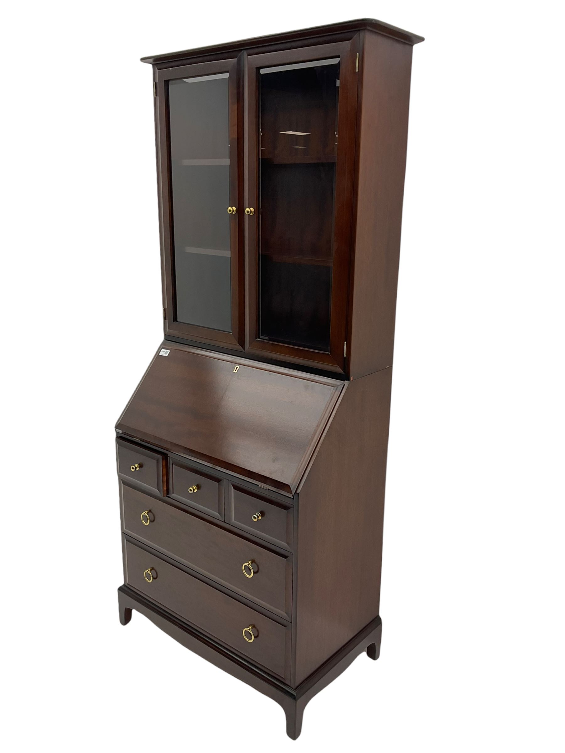 Stag Minstrel mahogany bureau bookcase The Furnishings Sale