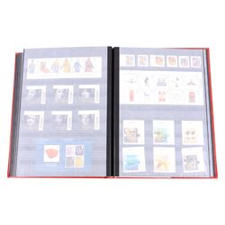 Queen Elizabeth II mint decimal stamps in one folder, face value of usable postage approximately 600 GBP