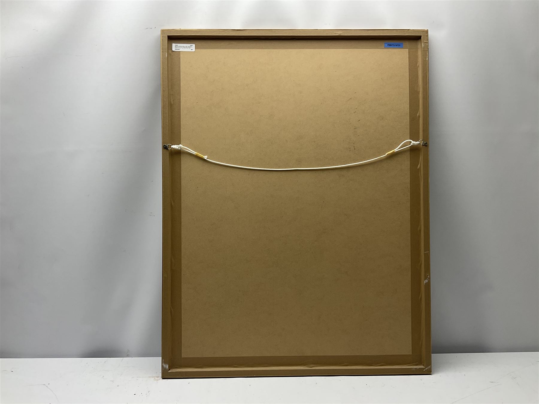 Ian Burke (Northern British 1955-): 'Beached' - Whitby to the Wash, limited edition woodcut on handmade paper signed titled dated 2004 and numbered 1/2 in pencil 68cm x 49cm 