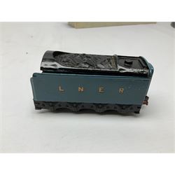 Tri-ang Hornby '00' gauge - Coronation Class 4-6-2 locomotive 'Coronation' No.6220 in LMS blue/silver livery with 'Alternative Names & Numbers' pack in box base with plain slip case; and Class 57XX 0-6-0 Pannier Tank locomotive No.8751; boxed; together with an incomplete and repainted Hornby Dublo Class A4 4-6-2 locomotive 'Golden Plover' No.4497 in associated box (3)
