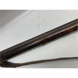 Early 19th century Brown Bess .75cal. flintlock musket, the 96.5cm(38