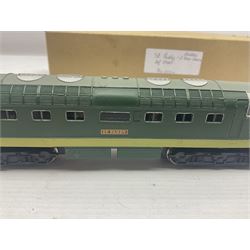 Hornby Dublo - 3-rail 3234 Deltic Type Diesel Co-Co locomotive 'St. Paddy' No.D9001 in BR two-tone green; in later unassociated plain box