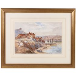 John Wynne Williams (British fl.1900-1920): View of Upper Harbour and Henrietta Street - Whitby, pair of watercolours signed 23cm x 34cm (2)