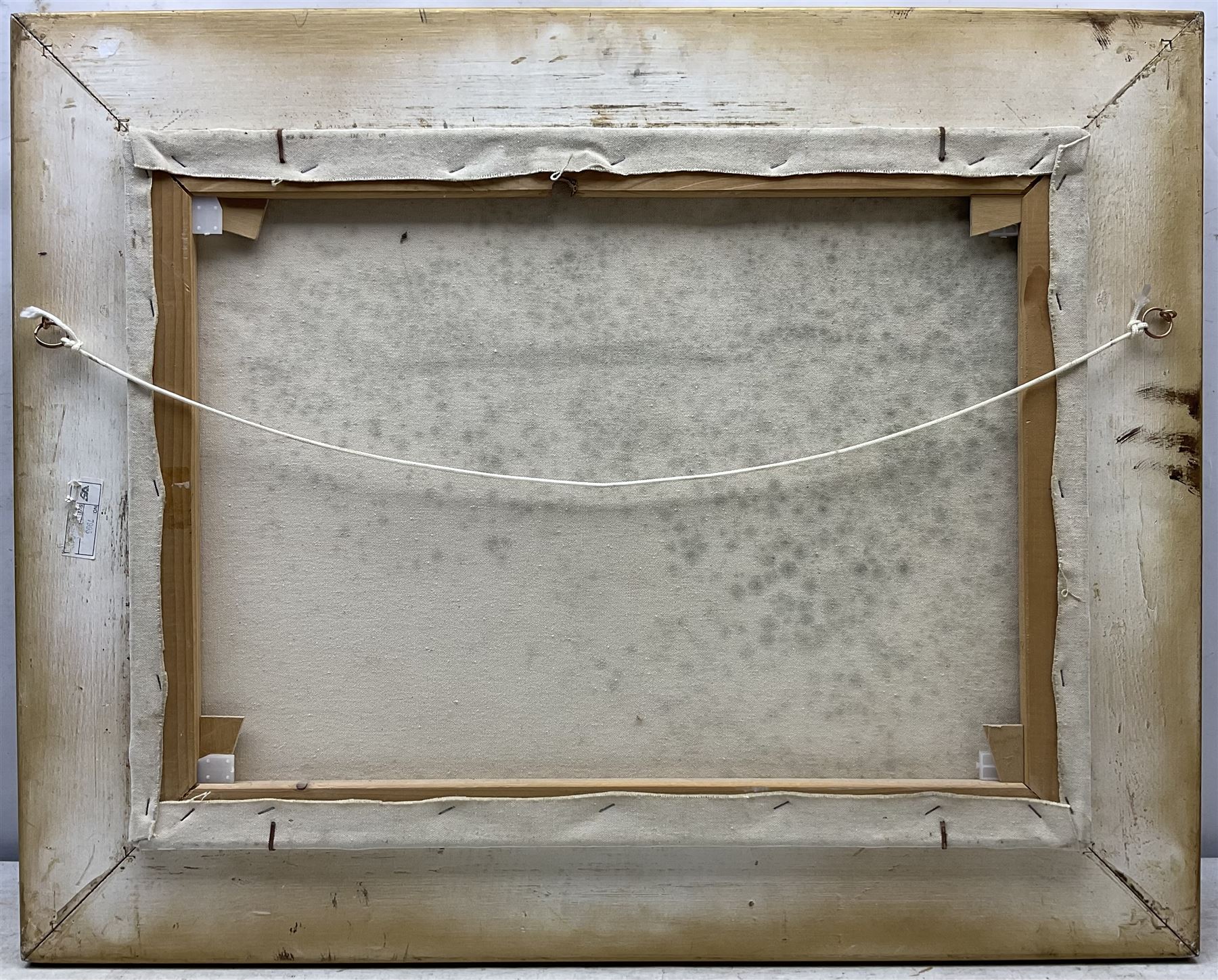 Stephen Park (British 1962-): Salisbury Cathedral from the River, oil on canvas signed 45cm x 60cm