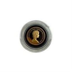 Queen Elizabeth II 1979 gold proof full sovereign coin, housed in a plastic capsule 