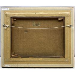 John Falconar Slater (British 1857-1937): Ploughing, oil on canvas signed 35cm x 45cm