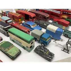 Various makers - Matchbox Superkings Snorkel Fire-Engine No.K-39 and King Size Scammell Tipper Truck No.K-19; both boxed; and large quantity of unboxed, playworn and repainted models by Dinky, Corgi, Lesney, EFE, Micromachines etc