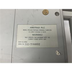 Amstrad PPC640 computer, with accessories