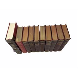Eight volumes of Charles Dickens, together with Poems of Byron, Keats & Shelley, and Crew Procedure at meetings, fifteenth edition. 